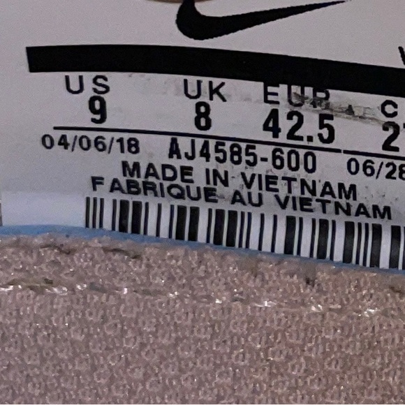 SERENA WILLIAMS x OFF-WHITE x NIKE Air Max 97 OG Queen - men’s size 9 - Picture 3 of 4